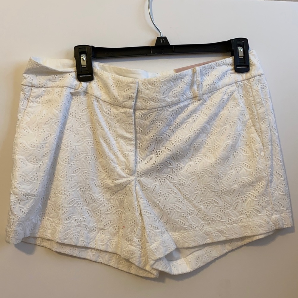 Ann Taylor White Shorts